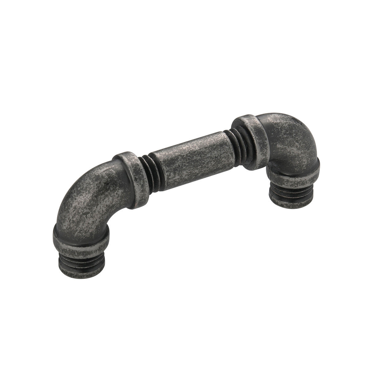 Hickory HH076013-BNV: 3" cc Pipeline Cabinet Pull - Black Nickel Vibed