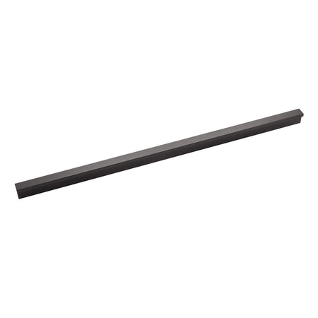 Hickory HH076266-FO: 12" cc Streamline Cabinet Pull - Flat Onyx