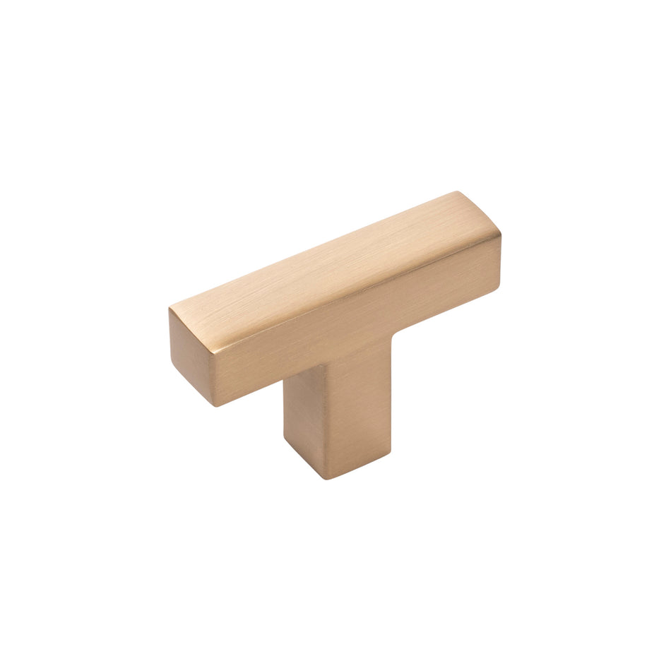 Hickory HH079668-CBZ: 1-5/8" Skylight T-Bar Cabinet Knob - Champagne Bronze