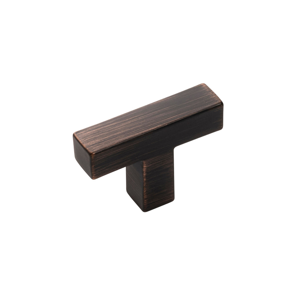 Hickory HH079668-VB: 1-5/8" Skylight T-Bar Cabinet Knob - Vintage Bronze