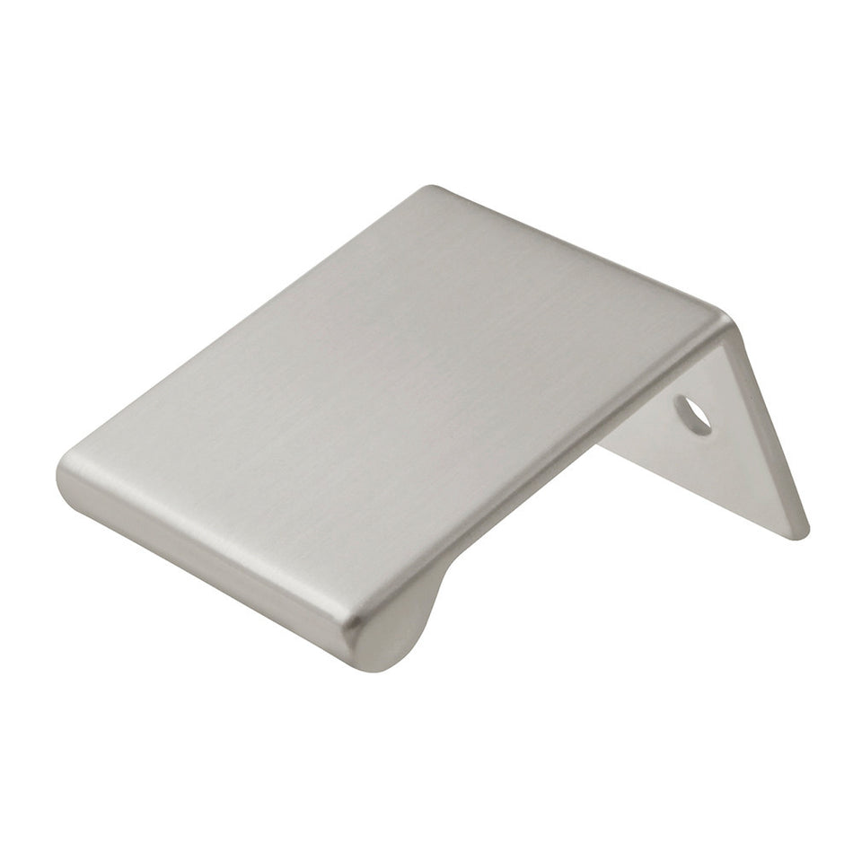 Hickory HH09747-SN: 1" cc Rockford Cabinet Finger Cabinet Pull - Satin Nickel