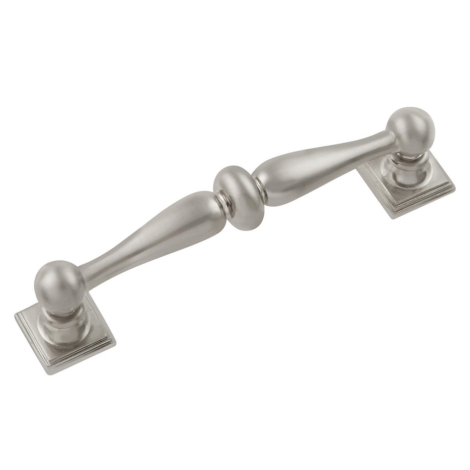 Hickory HH74637-SN: 96mm cc Somerset Cabinet Pull - Satin Nickel
