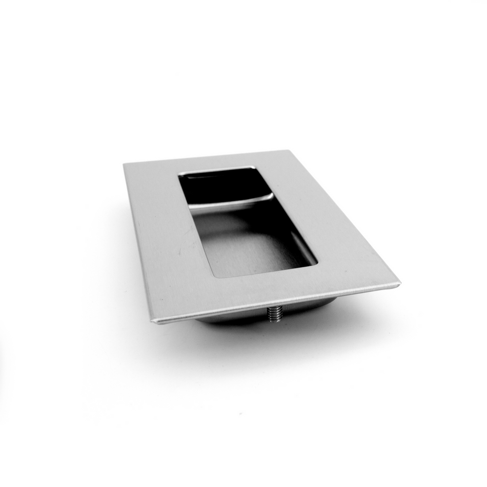 Sugatsune HH-AS2: 100mm cc Recessed Cabinet Pull -  Satin Stainless Steel