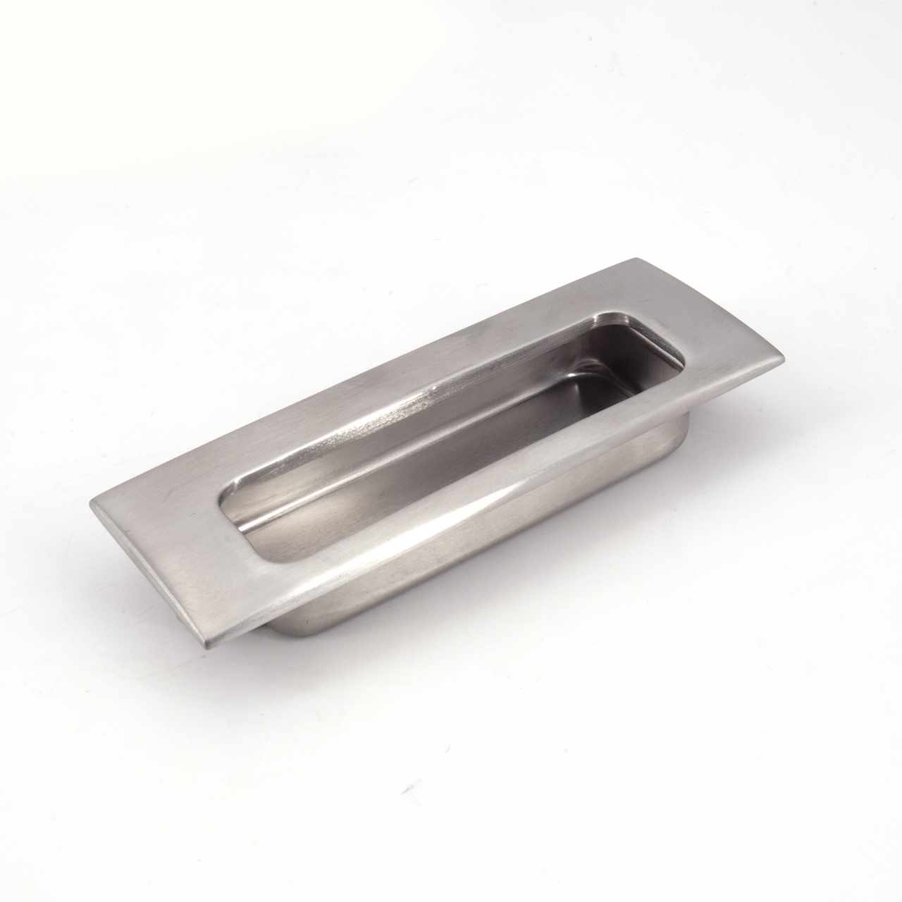Sugatsune HH-KS114S: 4-1/2" cc Recessed Cabinet Pull - Satin Stainless Steel