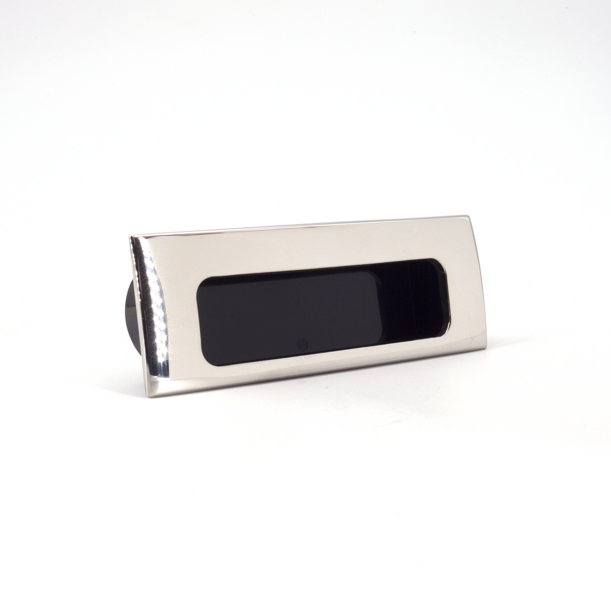 Sugatsune HH-K:  96mm cc Modern Recessed Cabinet Pull - Mirror Stainless Steel