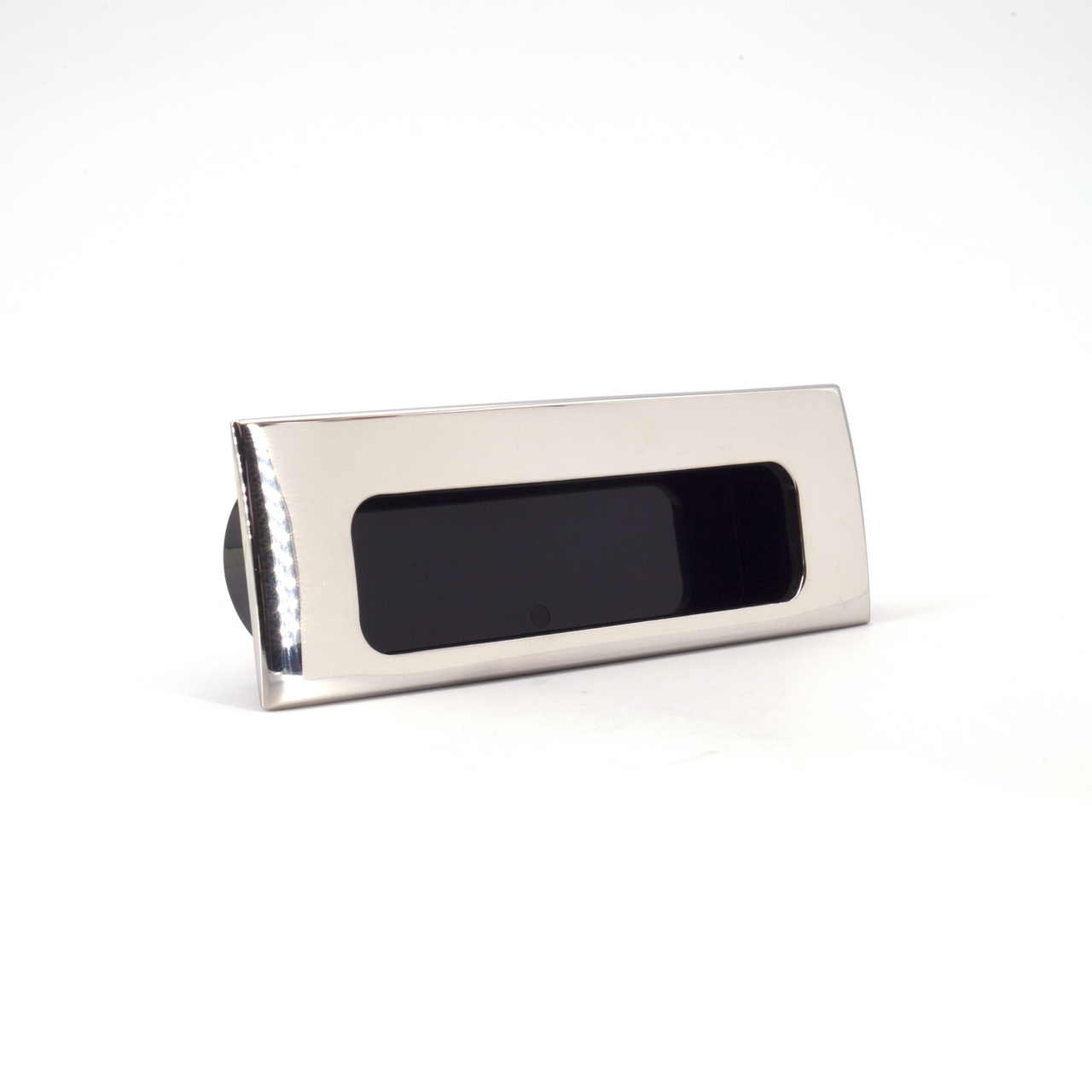 Sugatsune HH-K:  96mm cc Modern Recessed Cabinet Pull - Mirror Stainless Steel