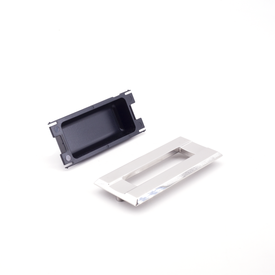 Sugatsune HH-UD120SM: 120mm Recessed Door Pull - Mirror Stainless Steel