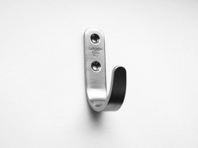 Sugatsune HJT-70S: 70mm Single Wall Hook - Satin Stainless Steel