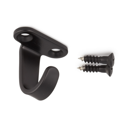 Sugatsune HJ-20SBL: 27mm Undermount Utility Hook - Satin Black