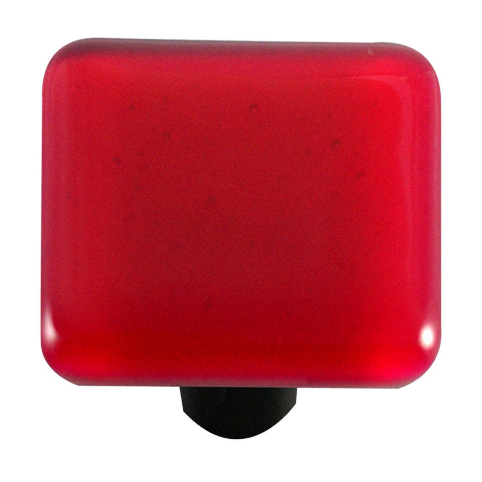 Aquila HK1001-KA: 1-1/2" Solid Square Cabinet Knob w/Aluminum Post - Light Pink
