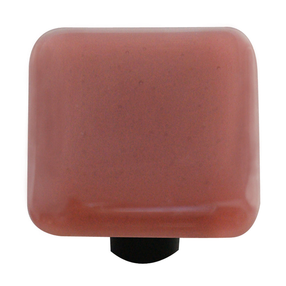 Aquila HK1037-KA: 1-1/2" Solid Square Cabinet Knob w/Aluminum Post - Light Plum