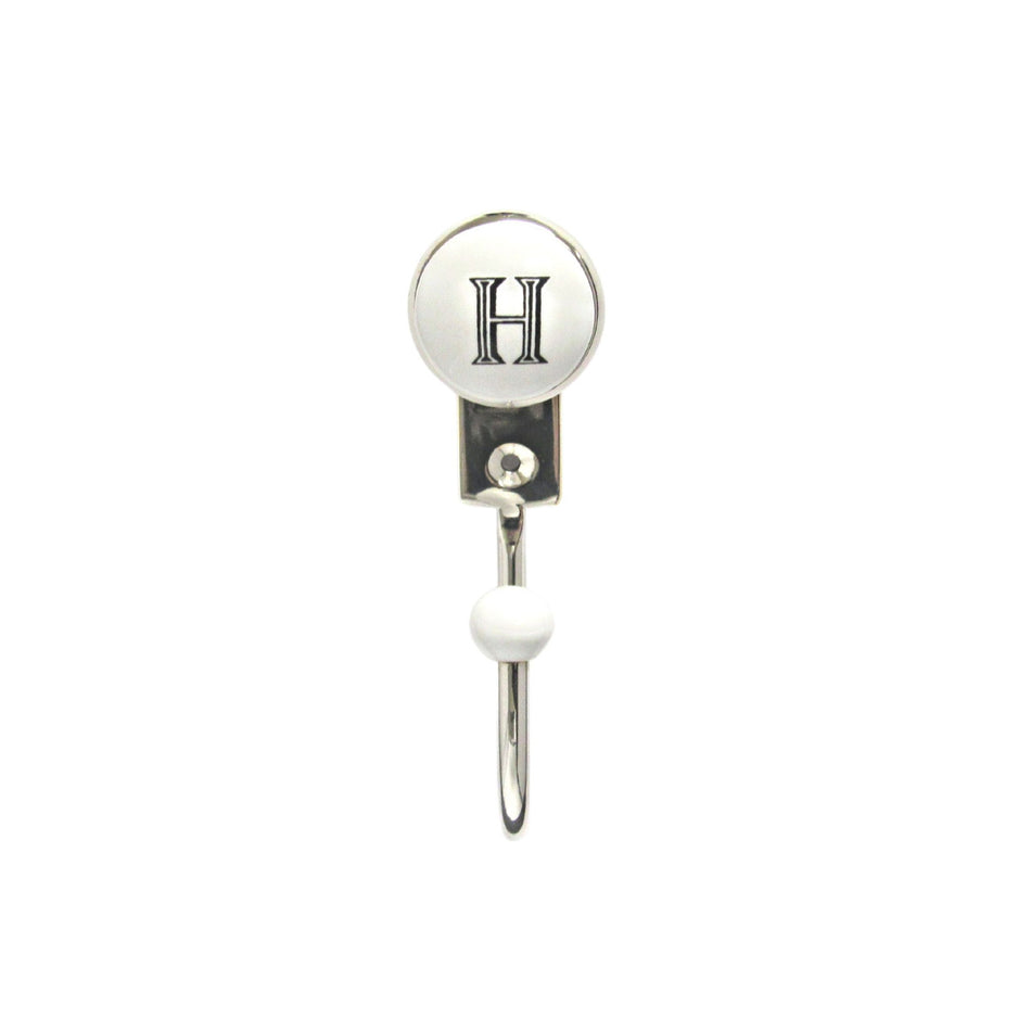 Buck Snort HK20212H-0100:  Letter H Single Wall Hook - Nickel