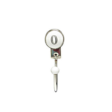 Buck Snort HK20212O-0100:  Letter O Single Wall Hook - Nickel