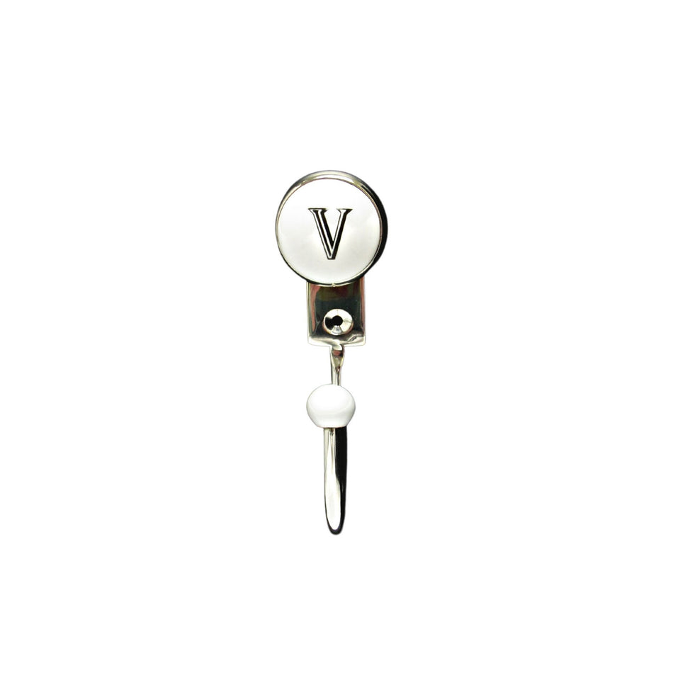 Buck Snort HK20212V-0100:  Letter V Single Wall Hook - Nickel