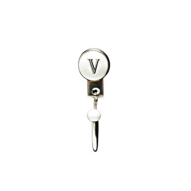 Buck Snort HK20212V-0100:  Letter V Single Wall Hook - Nickel