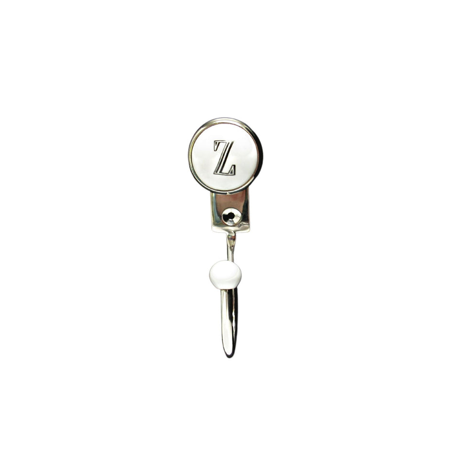 Buck Snort HK20212Z-0100:  Letter Z Single Wall Hook - Nickel