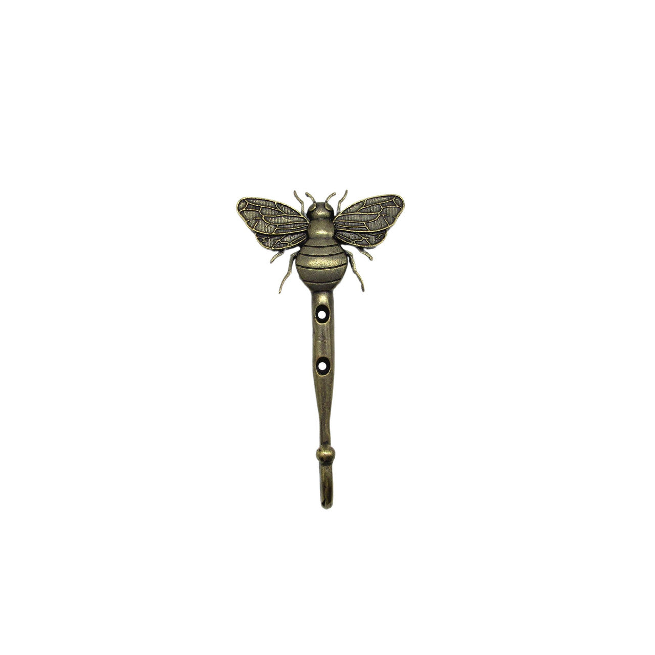 Buck Snort HK20222-1200:  Bee Wall Hook - Oxidized Brass