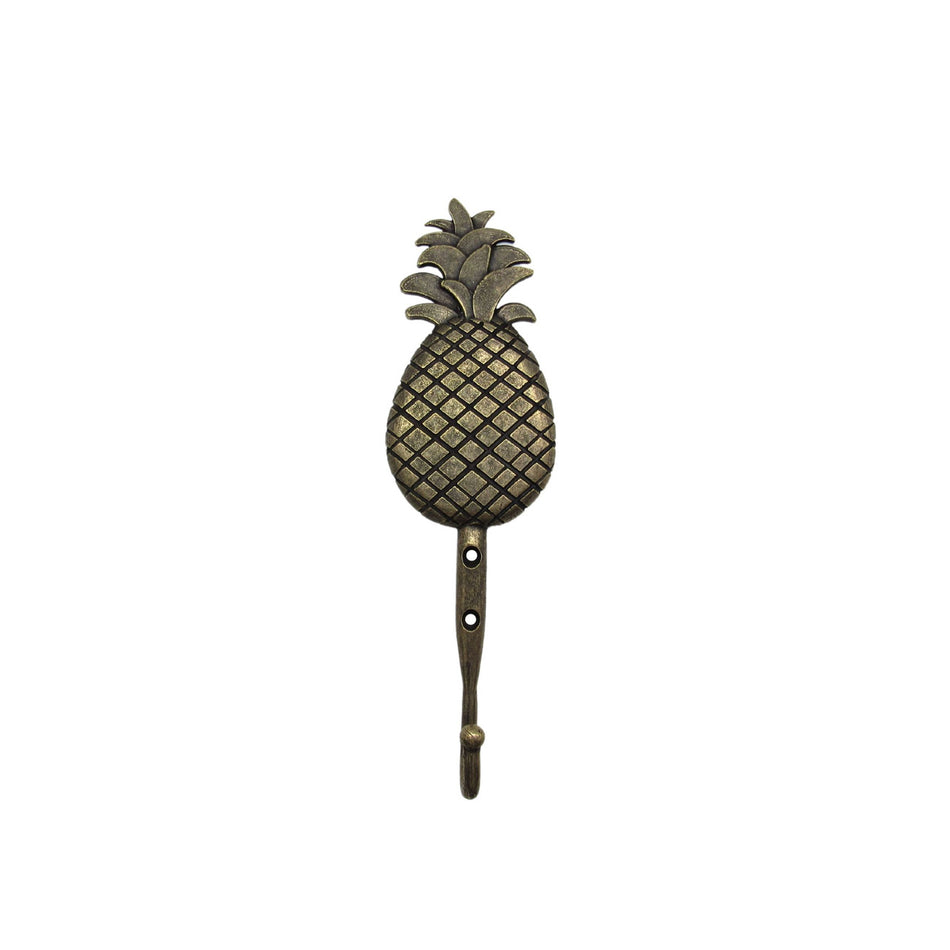 Buck Snort HK20223-1200:  Pineapple Wall Hook - Oxidized Brass