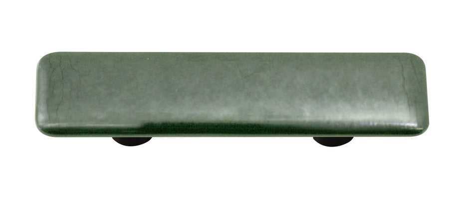 Aquila HK4005-PA: 3" cc Metals Rectangle Cabinet Pull w/Aluminum Post - Silver
