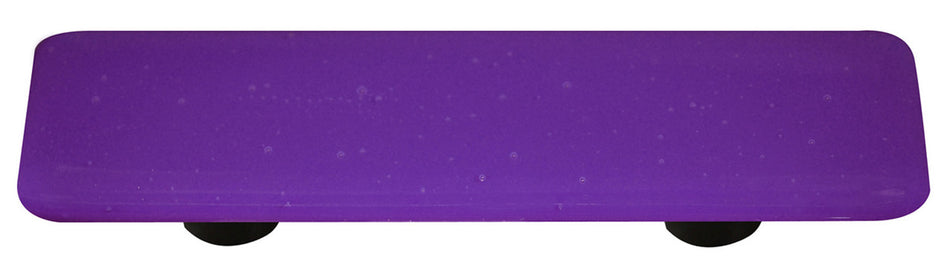 Aquila HK9054-PB: 3" cc Opaline Rectangle Cabinet Pull w/Black Post - Cobalt Blue