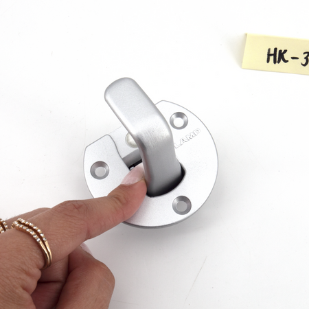 Sugatsune HK-CH35-SL: Under Counter Soft-Close Utility Hook - Silver