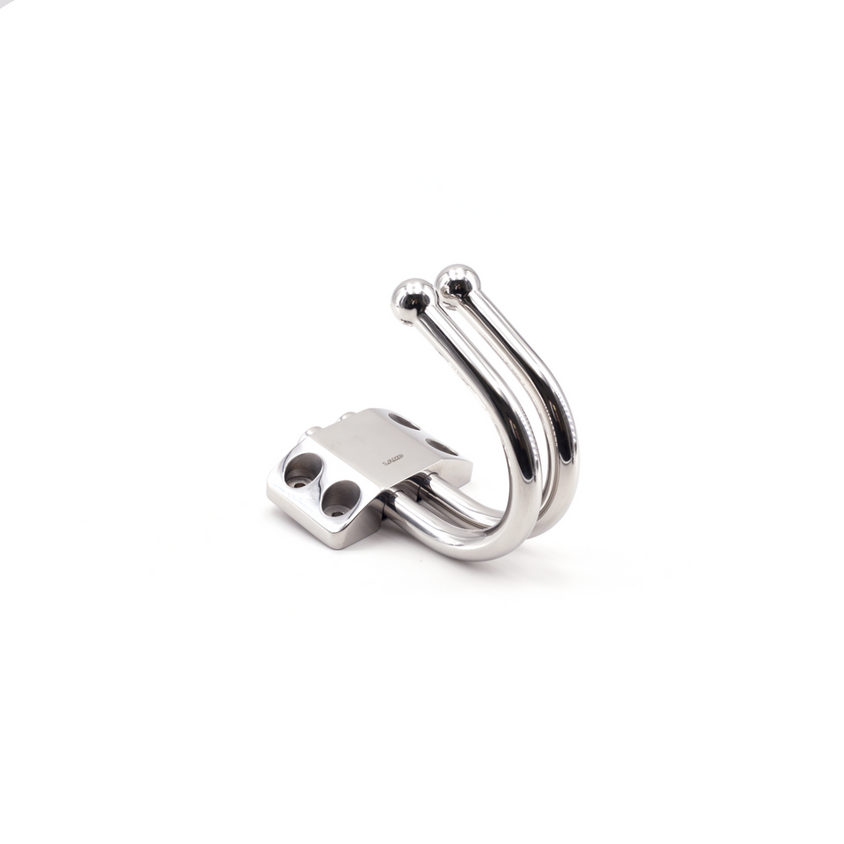 Sugatsune HK-TT100: 124mm Double Swivel Wall Hook w/Friction - Polished Stainless Steel