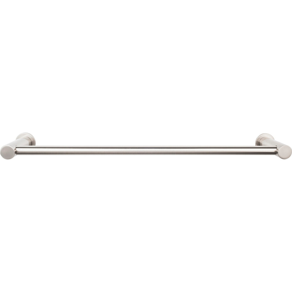 Top Knobs HOP10BSN: 30" cc Hopewell Bath Double Towel Bar - Brushed Satin Nickel