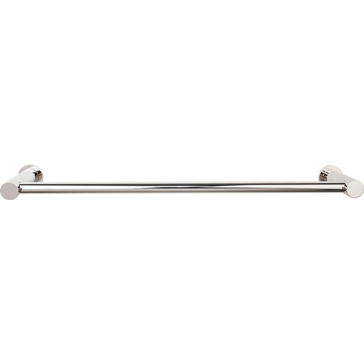 Top Knobs HOP10PN: 30" cc Hopewell Bath Double Towel Bar - Polished Nickel