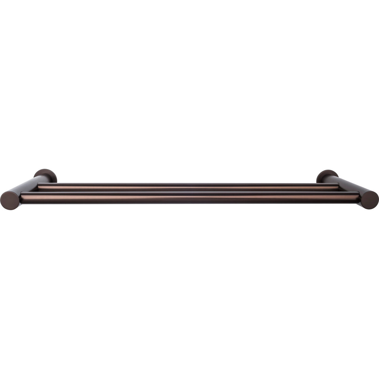 Top Knobs HOP11ORB: 30" cc Hopewell Bath Double Towel Bar - Oil Rubbed Bronze