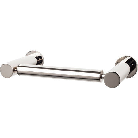 Top Knobs HOP3PN: 6-3/4" cc Hopewell Bath Tissue Roll Holder - Polished Nickel