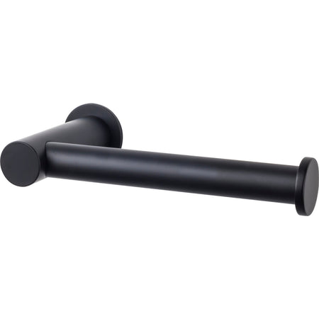 Top Knobs HOP4BLK: Hopewell Bath Single Arm Tissue Roll Holder - Flat Black