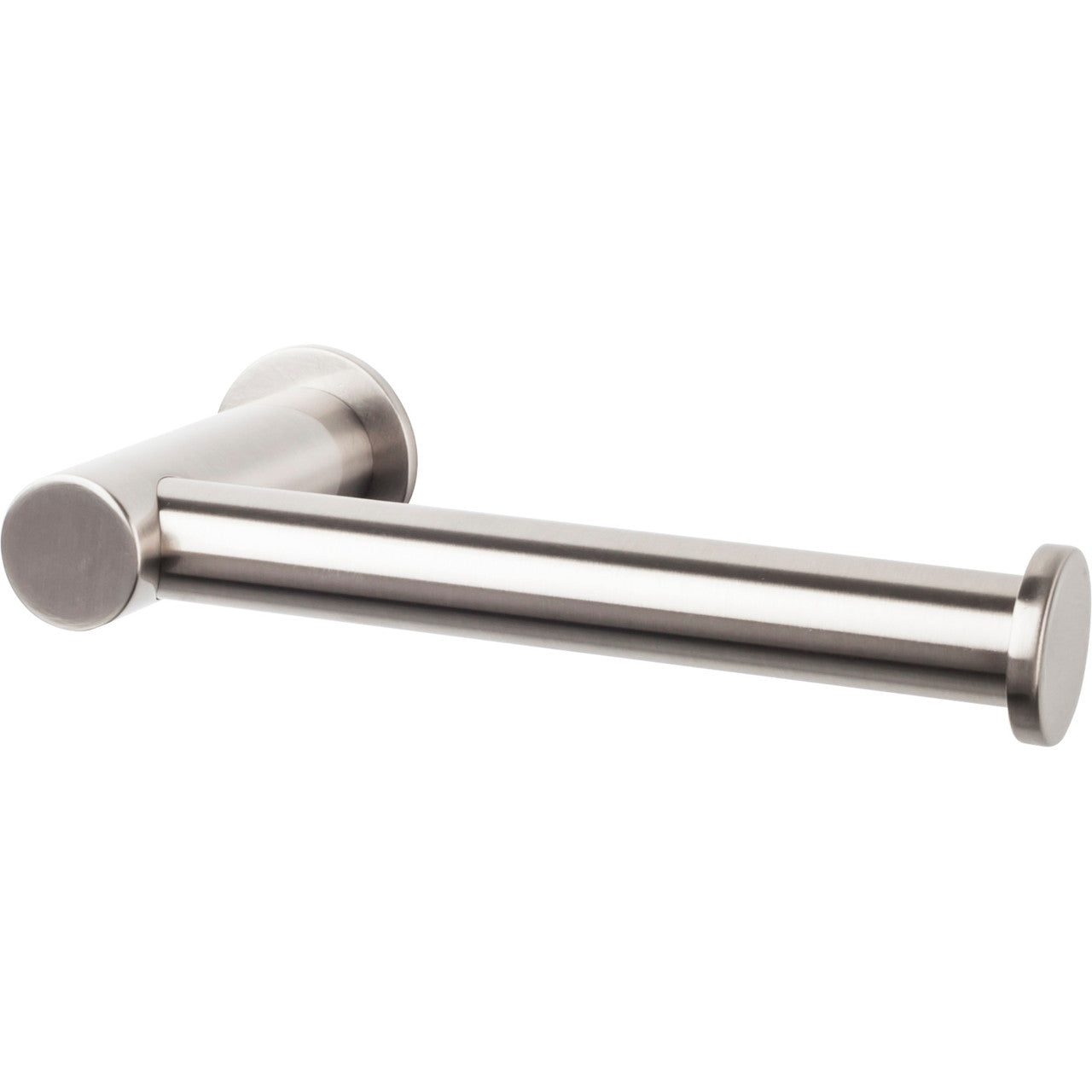 Top Knobs HOP4BSN: Hopewell Bath Single Arm Tissue Roll Holder - Brushed Satin Nickel