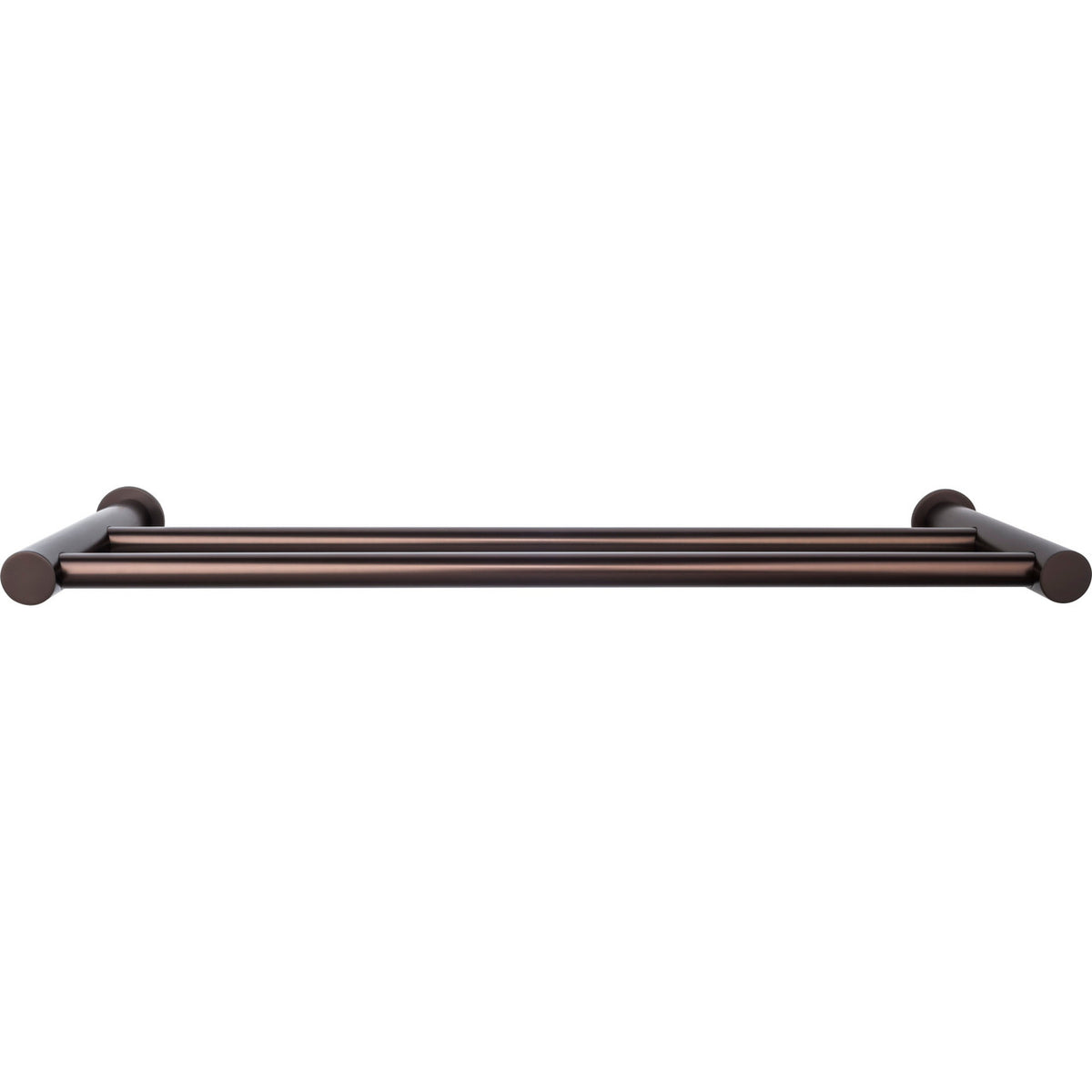 Top Knobs HOP7ORB: 18" cc Hopewell Bath Double Towel Bar - Oil Rubbed Bronze