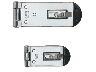 Sugatsune HP-AK65: 2-9/16" Latch Hasp - Polished StainlessSteel/Black