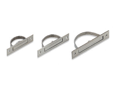 Sugatsune HR-110: 110mm Hatch Pull w/Square Corners - Satin Stainless Steel
