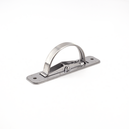 Sugatsune HR-110R: 110mm  Hatch Pull w/Radius Corners - Satin Stainless Steel