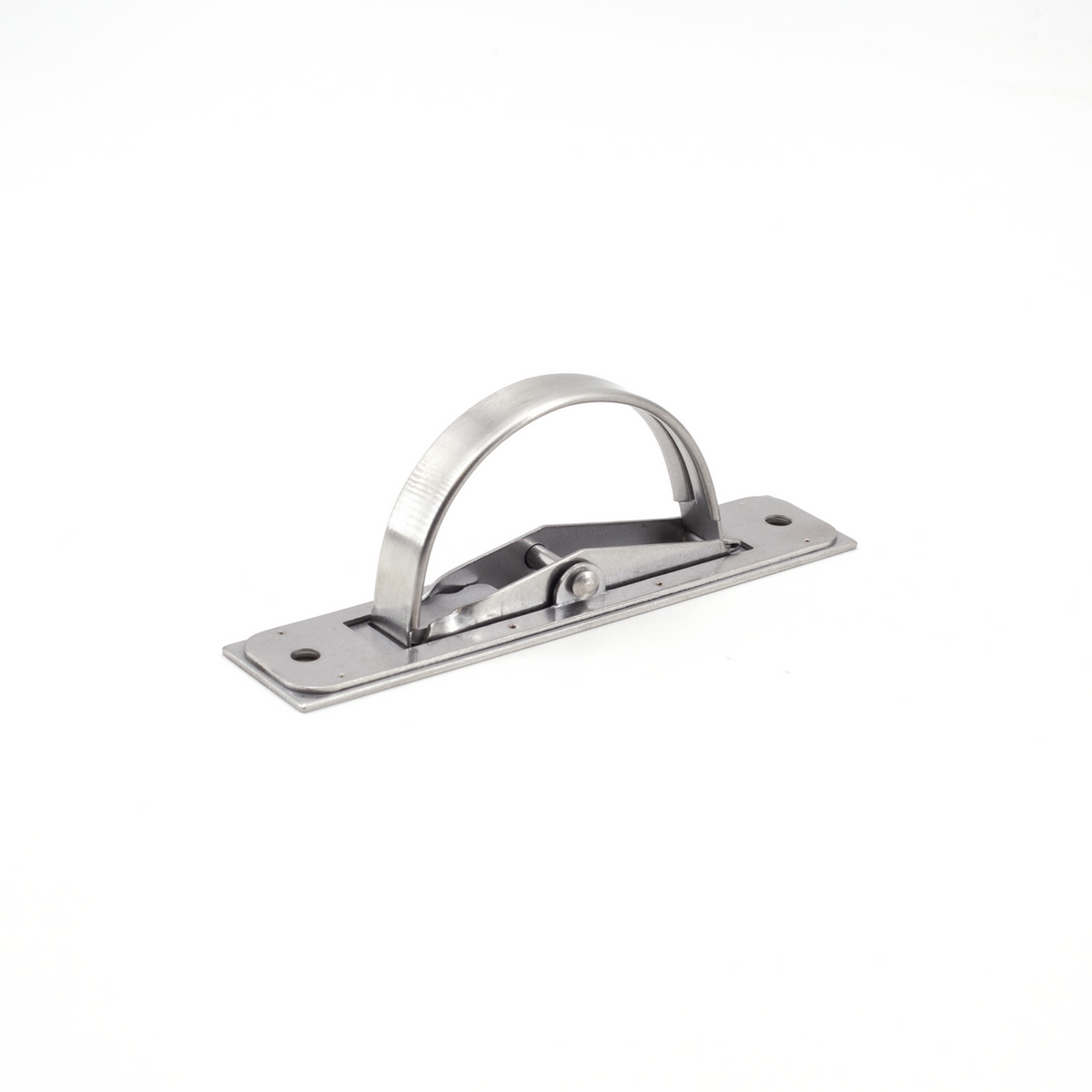 Sugatsune HR-110: 110mm Hatch Pull w/Square Corners - Satin Stainless Steel