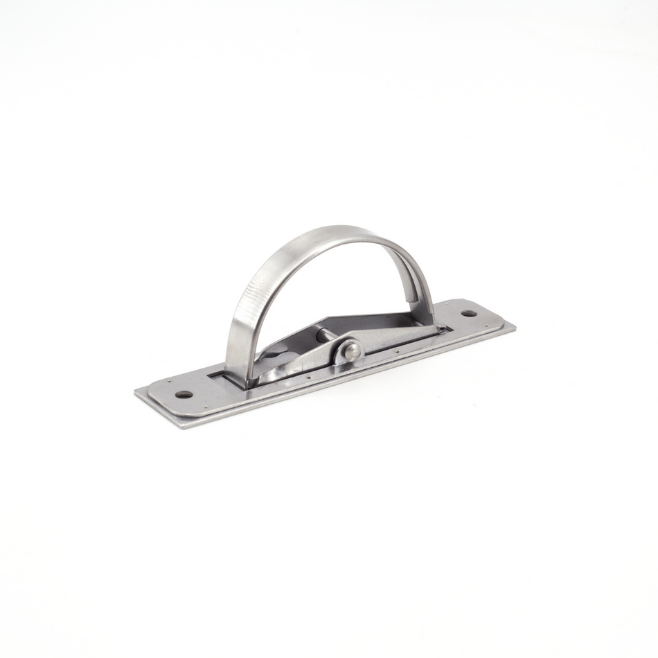Sugatsune HR-110: 110mm Hatch Pull w/Square Corners - Satin Stainless Steel