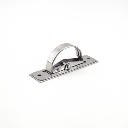 Sugatsune HR-90: 90mm Hatch Pull w/Square Corners - Satin Stainless Steel