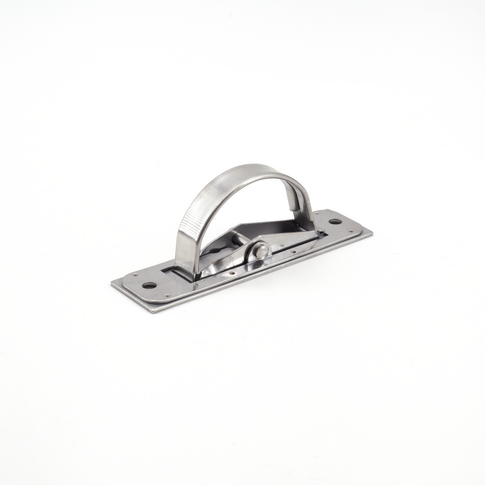 Sugatsune HR-90: 90mm Hatch Pull w/Square Corners - Satin Stainless Steel