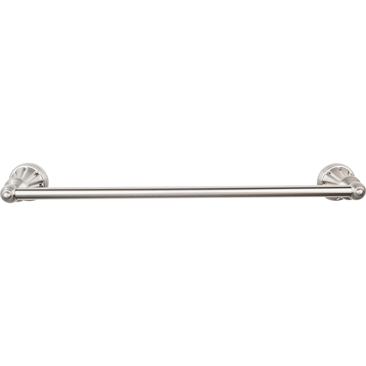 Top Knobs HUD10BSN: 30" cc Hudson Bath Single Towel Bar - Brushed Satin Nickel