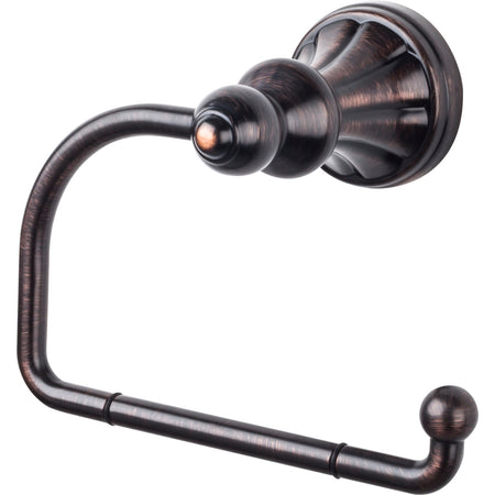 Top Knobs HUD4TB: Hudson Bath Single Arm Tissue Roll Holder - Tuscan Bronze