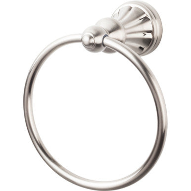 Top Knobs HUD5BSN: Hudson Bath Towel Ring - Brushed Satin Nickel