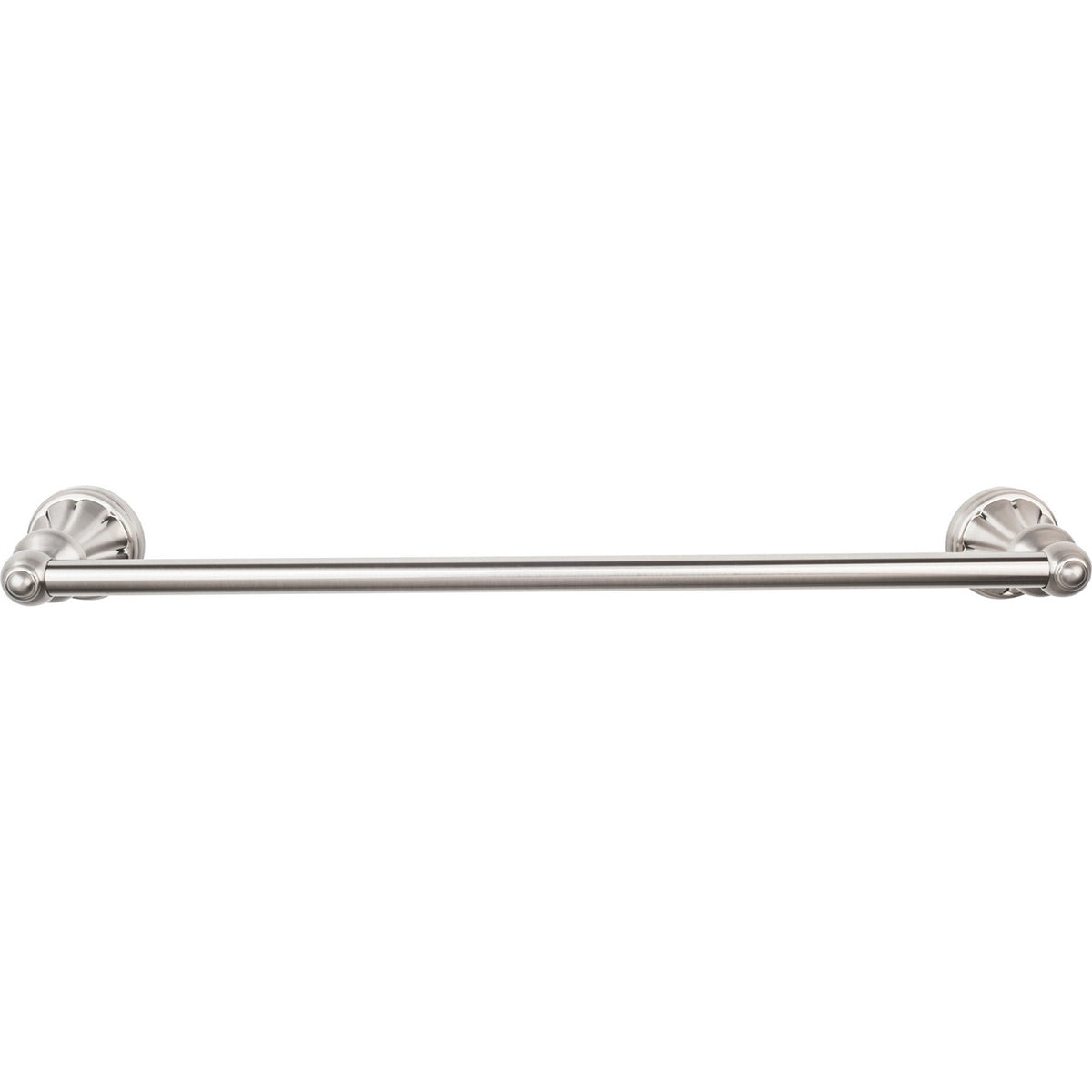 Top Knobs HUD8BSN: 24" cc Hudson Bath Single Towel Bar - Brushed Satin Nickel