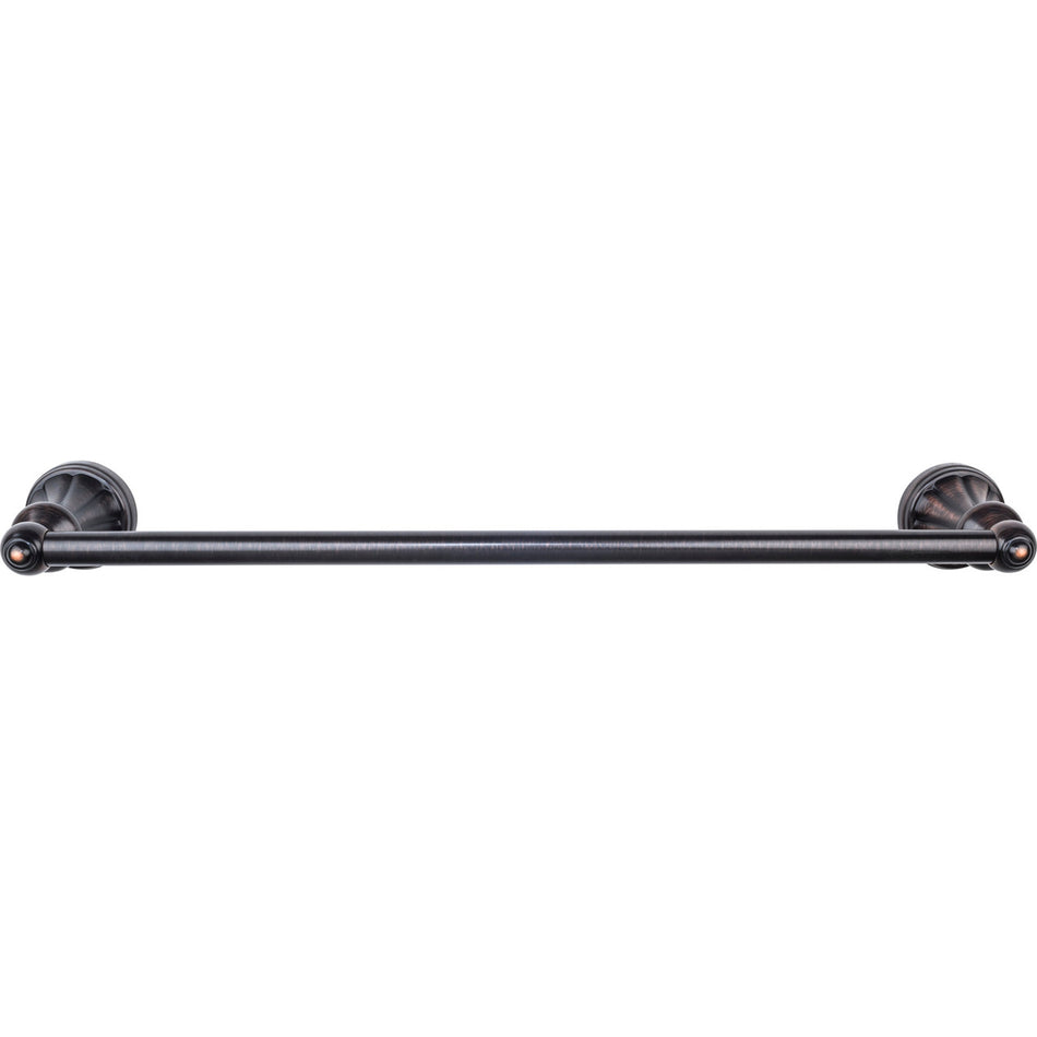 Top Knobs HUD8TB: 24" cc Hudson Bath Single Towel Bar - Tuscan Bronze