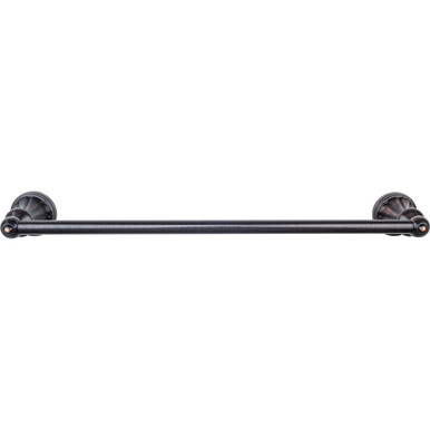 Top Knobs HUD8TB: 24" cc Hudson Bath Single Towel Bar - Tuscan Bronze