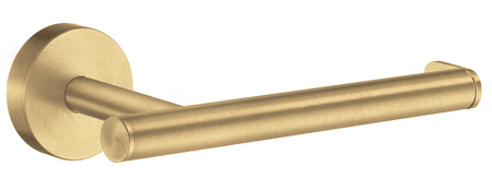 Smedbo HV3411: Home Single Post Toilet Paper Holder - Brushed Brass