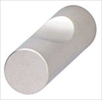 Hafele 136.06.614: 11mm Mid-Century Modern Cylinder Cabinet Knob - Matte Nickel