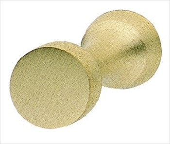 Hafele 137.21.500: 14mm Round Cabinet Knob - Brushed Brass