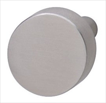 Hafele 134.81.626: 32mm Contemporary Round Cabinet Knob - Matte Stainless Steel
